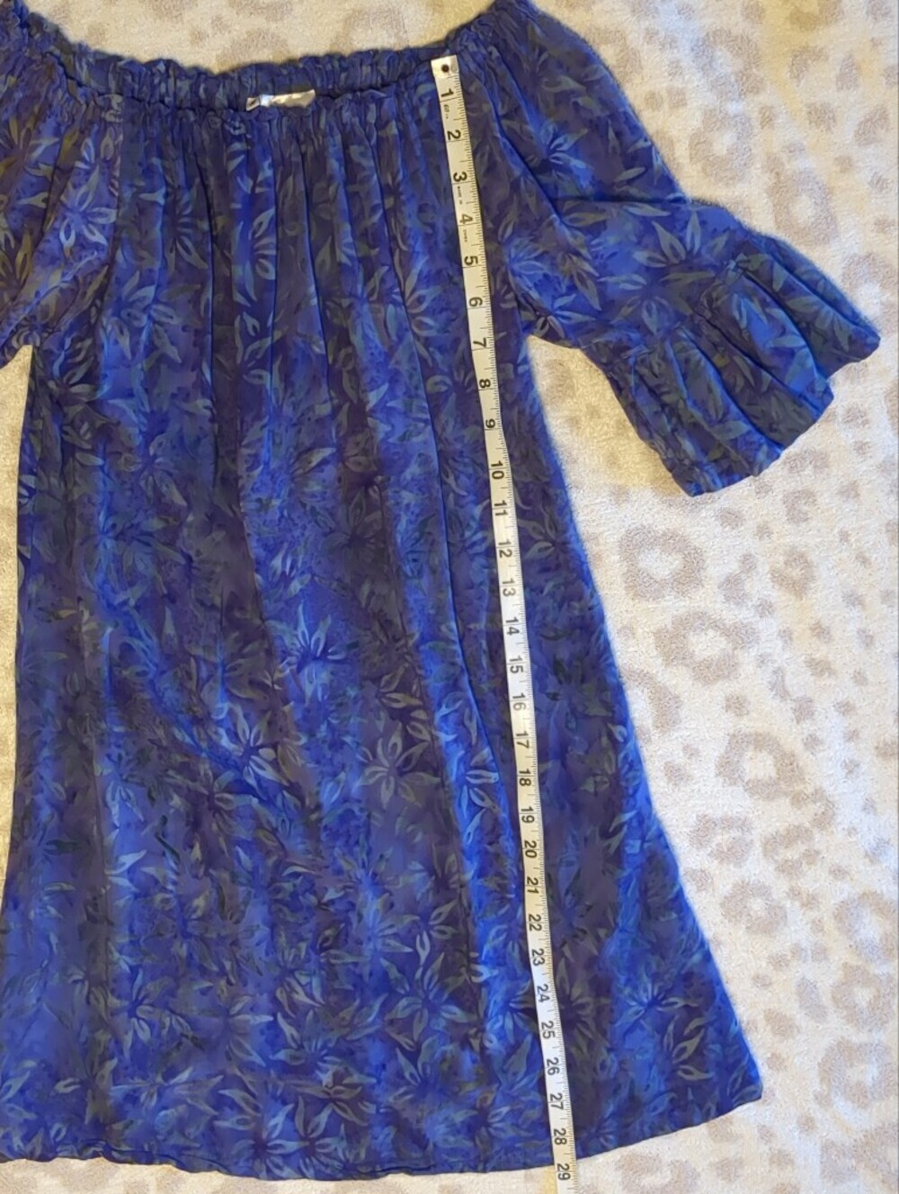 Hawaiian Muumuu Summer Sun Dress House Dress Rayon Breathable Small - Picture 5 of 8